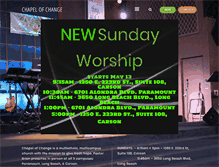 Tablet Screenshot of chapelofchange.org